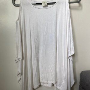 Ella Moss Cold Shoulder Butterfly Sleeve T-shirt S